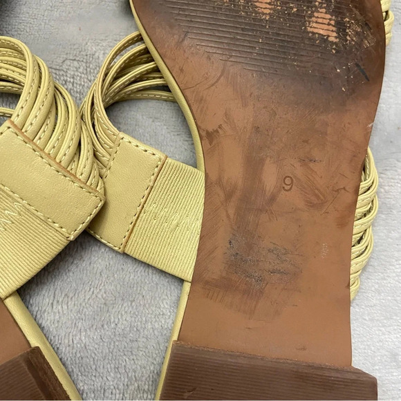 Madewell meg slide sandals strappy light green - Picture 6 of 6